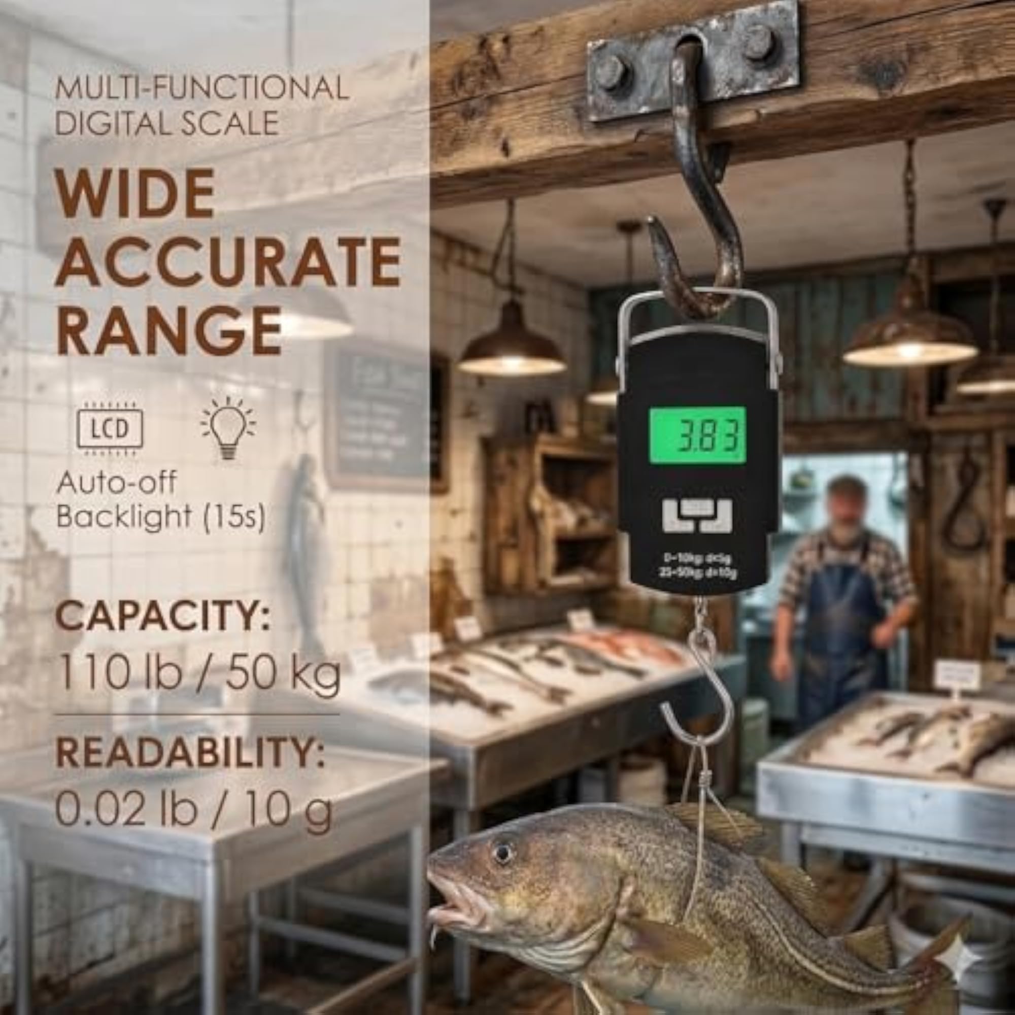 Portable Electronic Scale, Digital Hanging Scale
