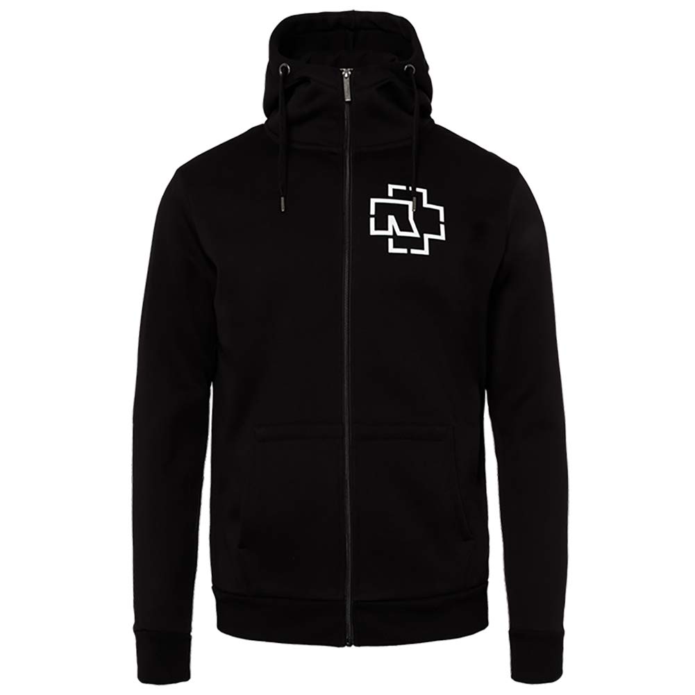 Rammstein Kapuzenjacke Sehnsucht Schneider schwarz, Offizielles Band Merchandise Fan Zipper mit Brust- und Rückendruck