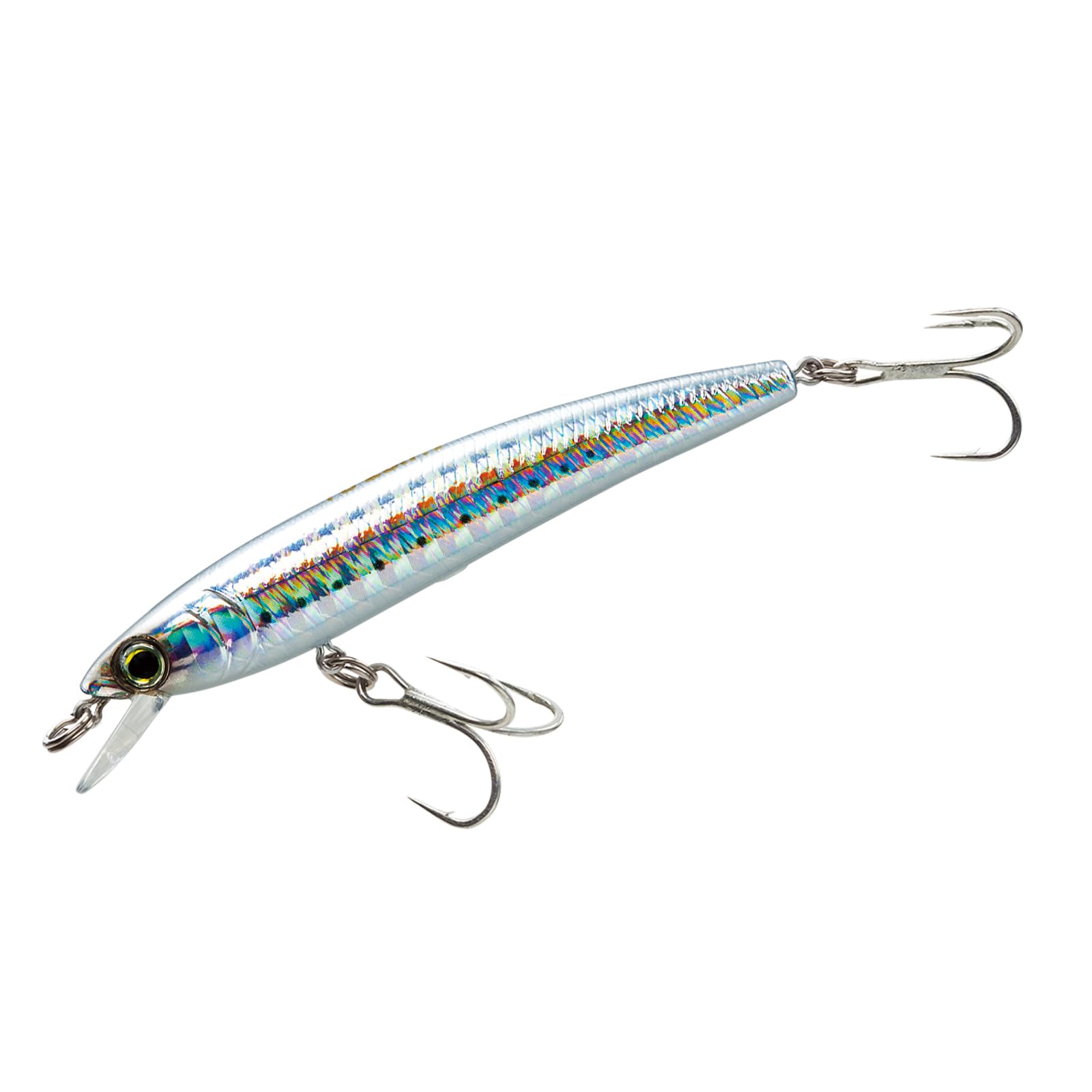 Yo-Zuri F1161-HSR Pins Minnow Floating Diver Lure, Holographic Silver Minnow