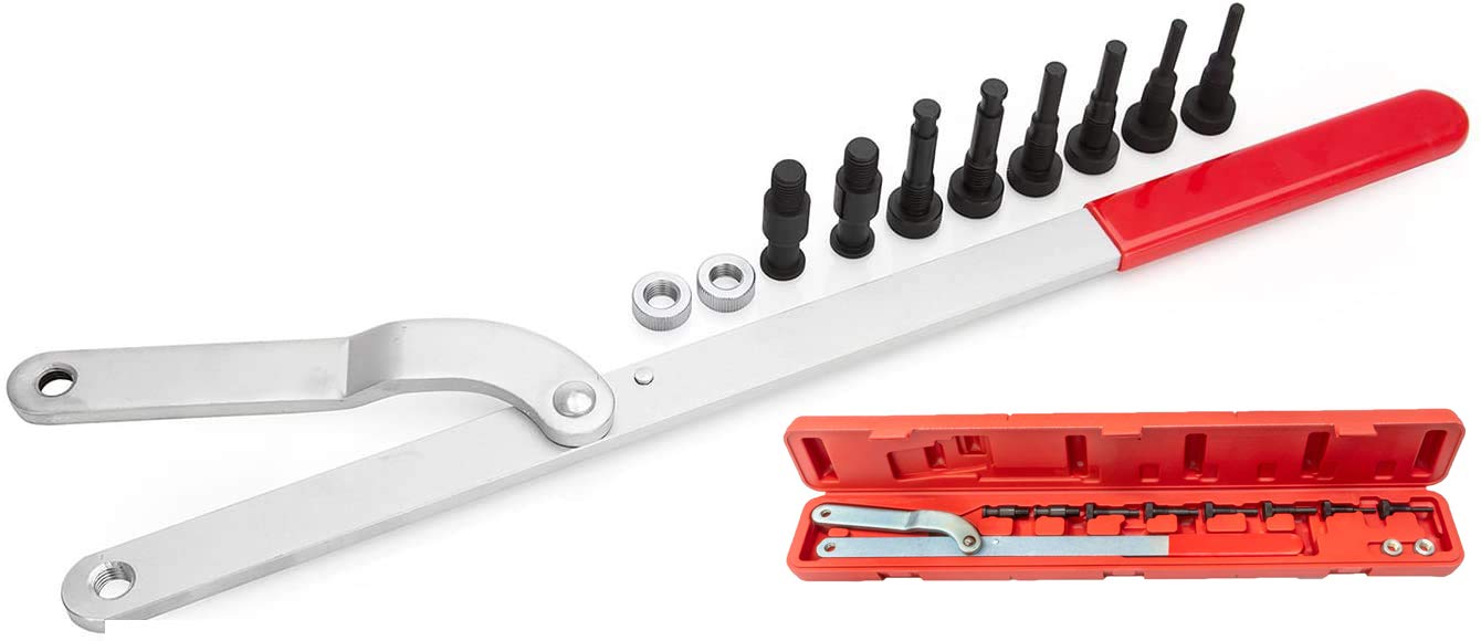 Llave universal para bloquear arbol de levas, poleas ventiladores Bloqueo