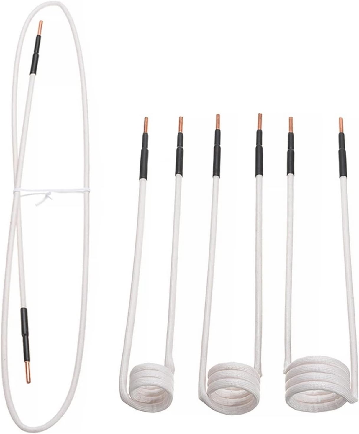 4Pcs Induction Heater Coil Kit Flameless Heat Accessories