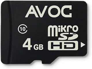 AVOC Flash A02 4GB MicroSD Card Class 10, 30MB/s High-Speed Micro SDHC Memory Card for Mobile, Camera, Tablet, Gaming Console & Computer with Reliable Storage Performance
