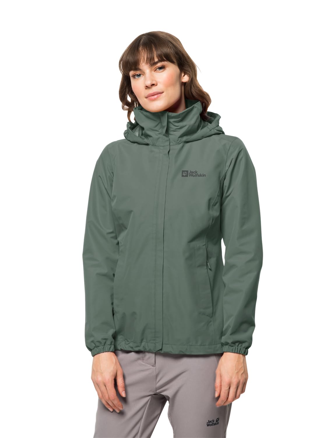 Jack Wolfskin Stormy Point Jacket Hedge Green XXL