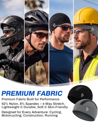 Image of Chicingyou 2 Pack Cooling Skull Cap with Glasses Hole