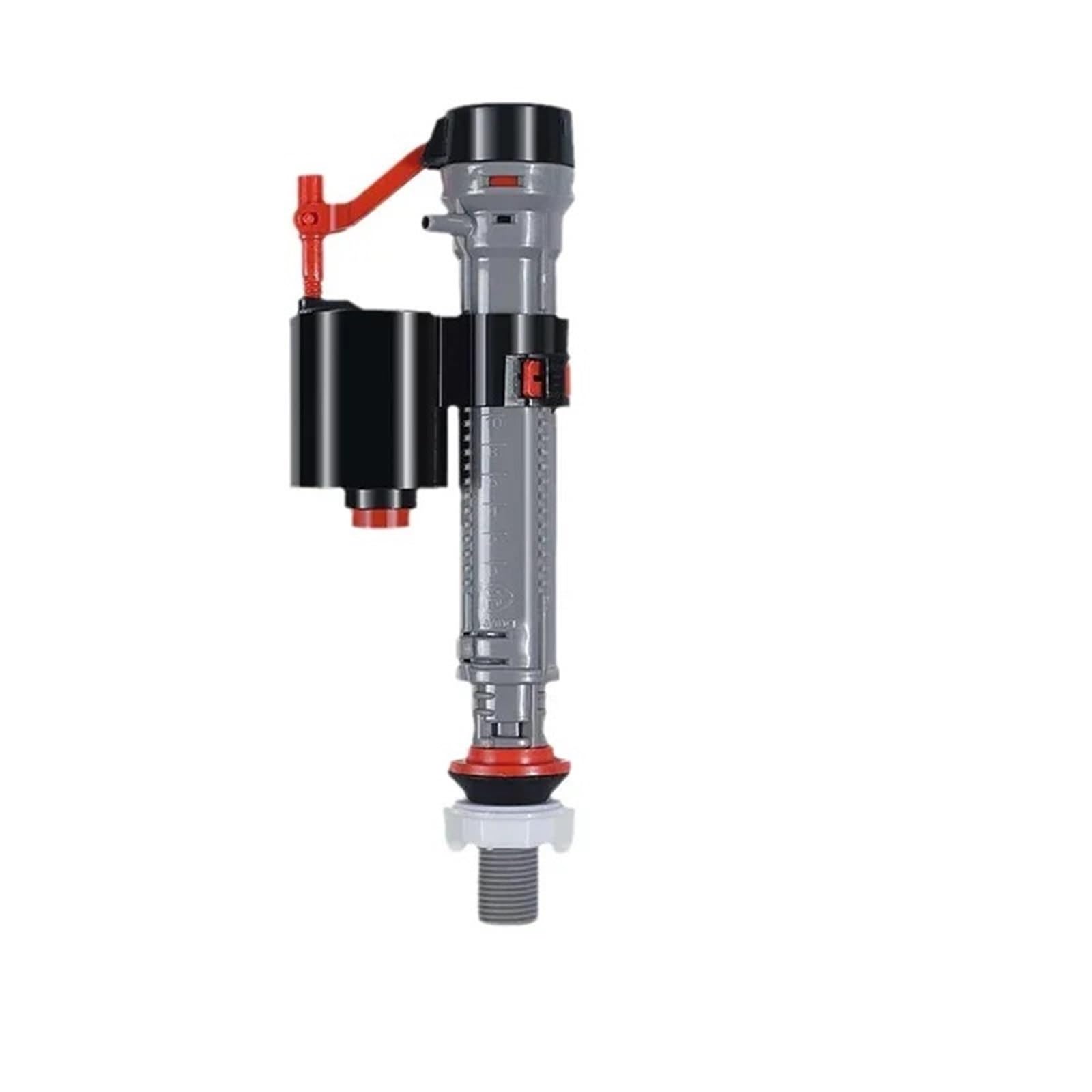 XPJYUA Toilet Drain Valve 28cm Toilet Water Inlet Valve for Old Tanks Bathroom Pumping 4-point Thread Interface Accessories(Water inlet valve)