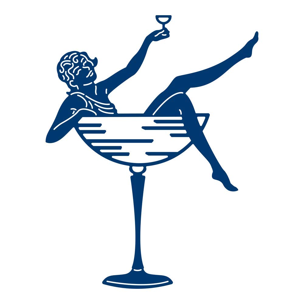 Tattered Lace Essentials Cocktail Glass Die - ETL558