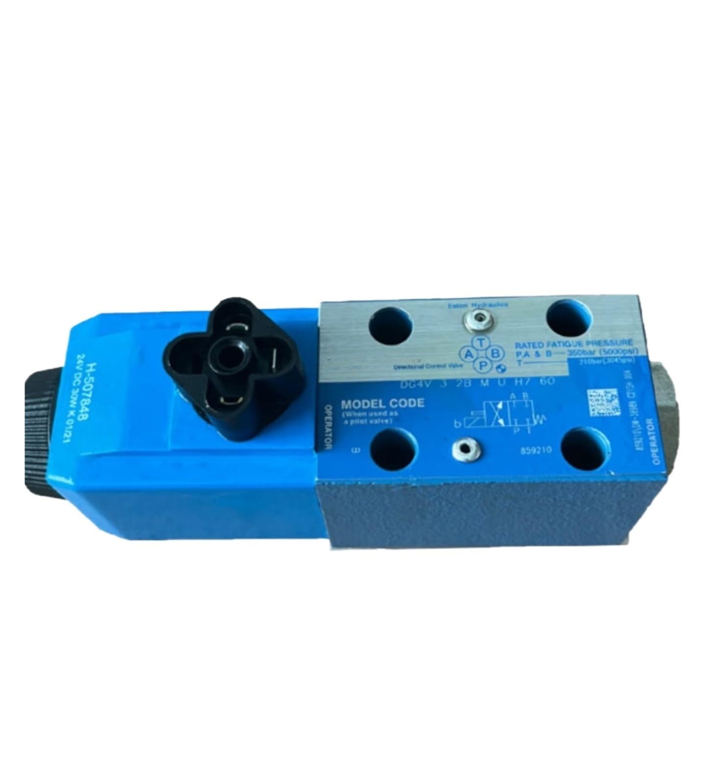 Vanne électromagnétique DG4V-3-2B-MU-H7-60 pour circuit hydraulique TN6