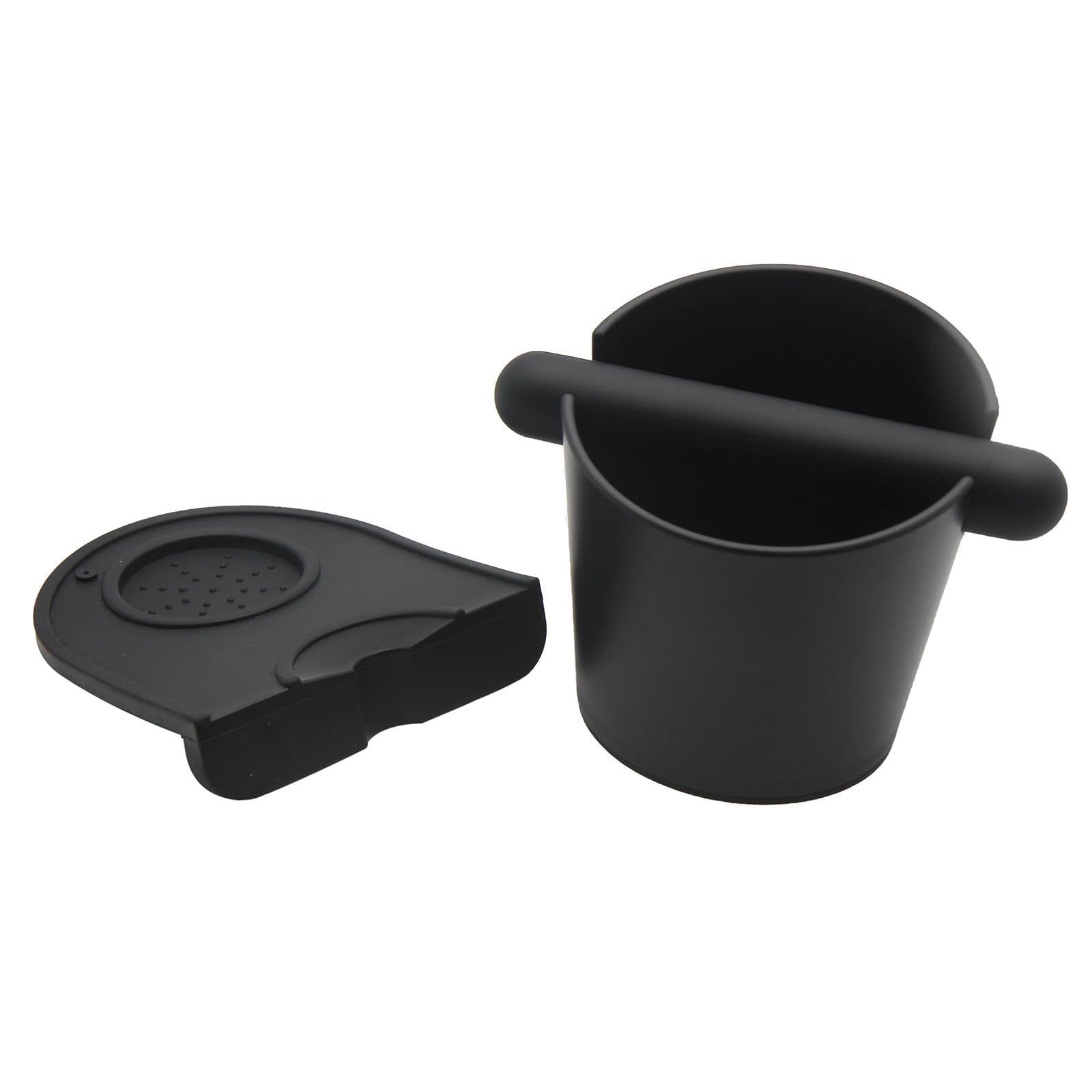 IAOSEN Set di 2 tappetini per caffè espresso da 12,7 cm, in silicone, con barra rimovibile e base antiscivolo, per casa, ufficio, barista, bar, negozio