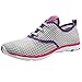 ALEADER Women's Quick Drying Aqua Water Shoes Gray 8.5 D(M) US/FR 39.5