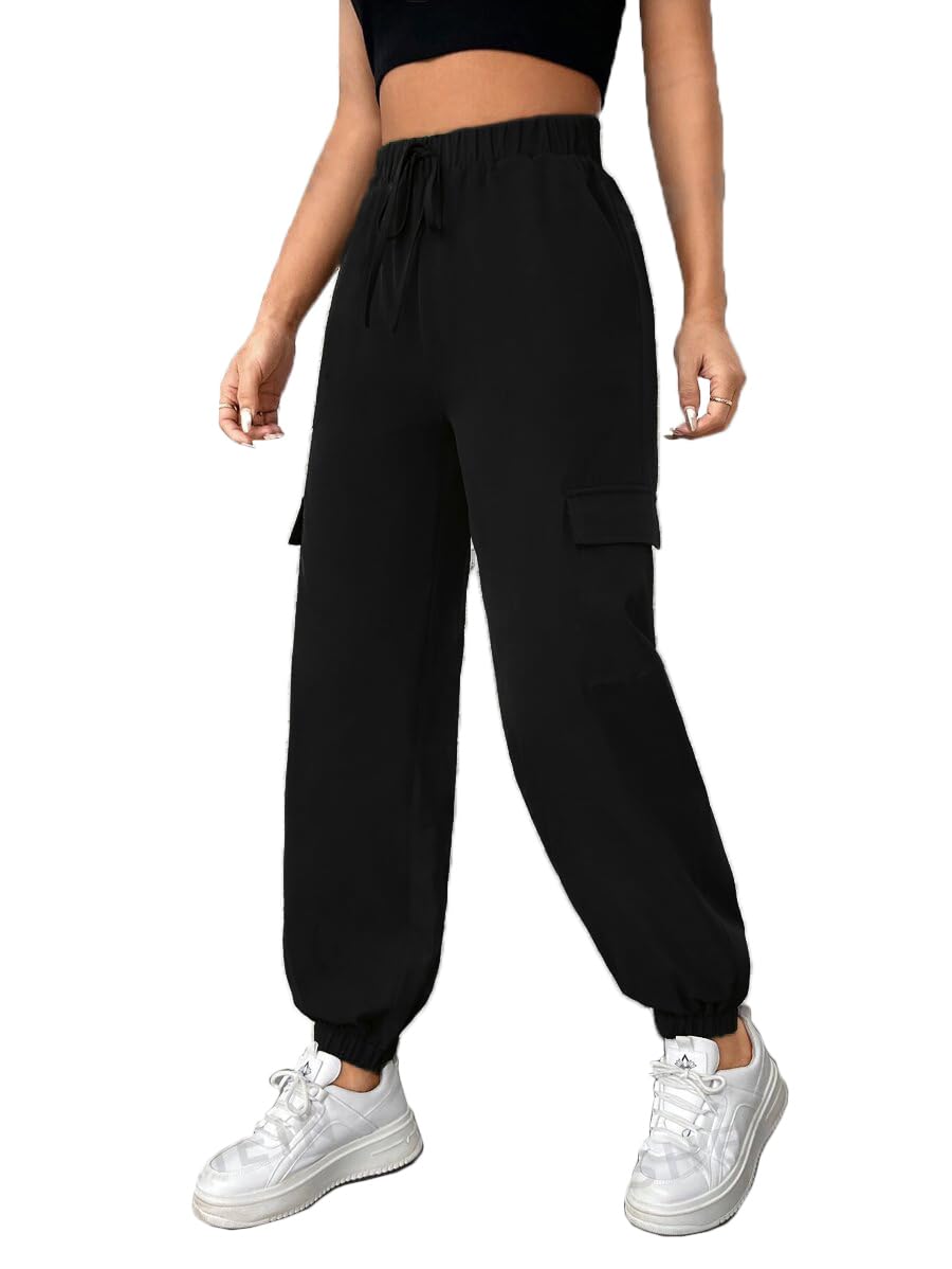 dockstreet Women Cargo Joggers in Pure Thick Hosiery Soft Cottonfor a Relaxed Feel/Multipurpose in Their use for Athletic, Casual, Everyday wear and Suitable for All Seasons-picture-33