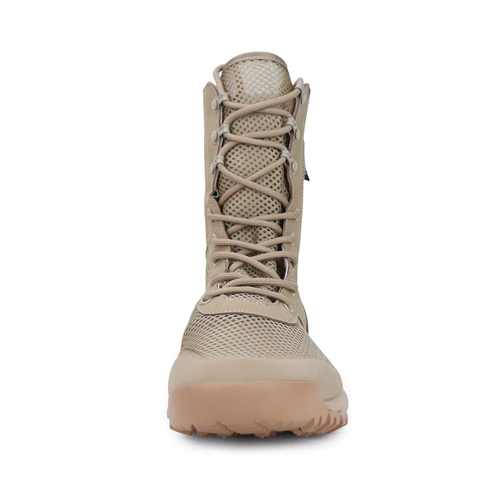 Botas militares Hombre Botas Tácticas 6" Botas Ligeras Profesionales con Suela EVA Botas de Combate Impermeable botas senderismo hombres Model-521