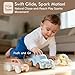 Moonkie Food Grade Silicone Toy Cars for Toddlers 1-3, Push and Go Baby Car Toys 6-12 Months+, One-Piece Design Infant Toys, Birthday Gifts for 1 Year Old Boy Girl, Easy to Clean & Grasp, 3 Pack