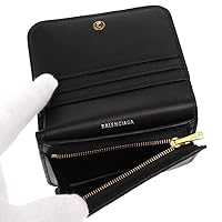 バレンシアガ折財布 ブラック お札入れ小銭入れカード入れ BALENCIAGA BALENCIAGA バレンシアガ 財布 二つ折り CASH COIN & CARD
