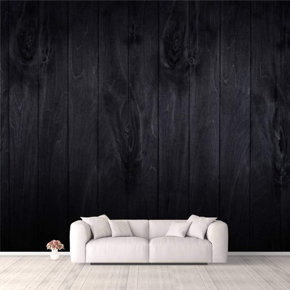 Papier Peint Grain De Bois 3D Amovible Couloir Mur Affiche