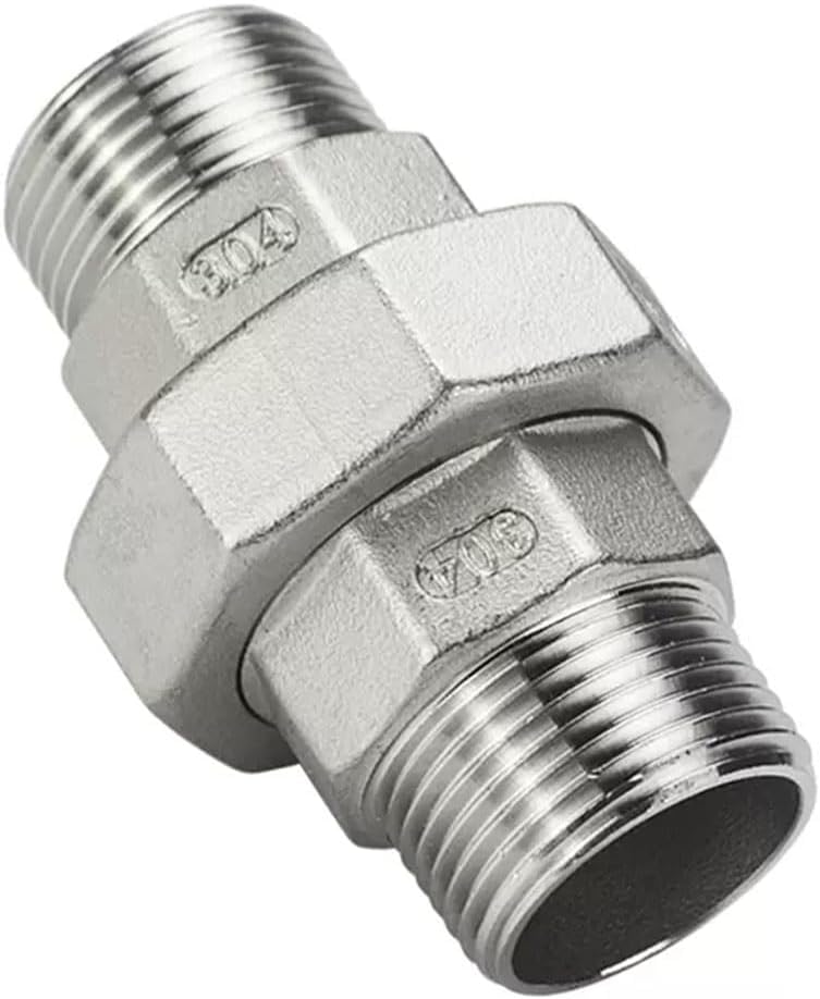 Raccord de tuyau acier inoxydable 3/4 connecteur union mâle pour système de plomberie