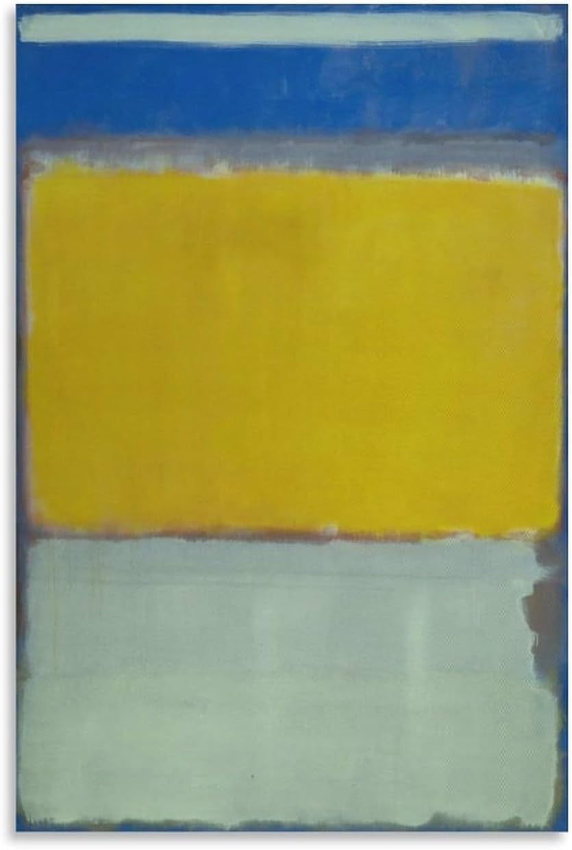 Matvsd Kohecs Mark Rothko Abstract Wall Art《Untitled》Canvas Poster Mark Rothko Prints Living Room Painting Modern Picture for Home Decor 30x45cm No Frame