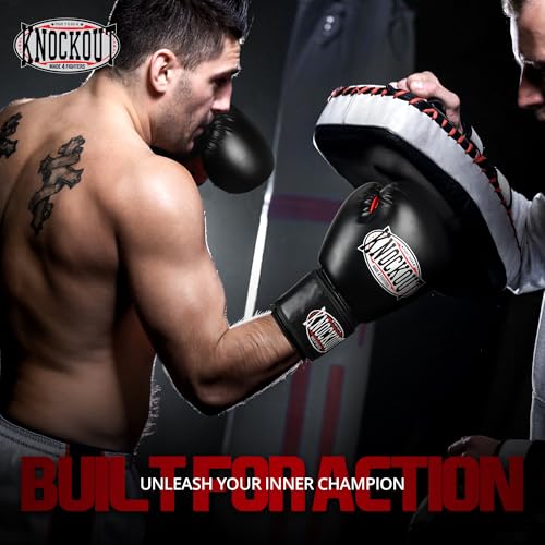 Guantes de boxeo unisex para entrenamiento de kickboxing y muay thai 2