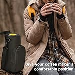 Portable Espresso Maker Carry Bag, Storage Case for Coffee Maker Mini Espresso Machine, Travel Coffee Maker Organizer Pouch with Capsule Storage Bag for RV Camping Car /Adjustable shoulder Strap - Image 6