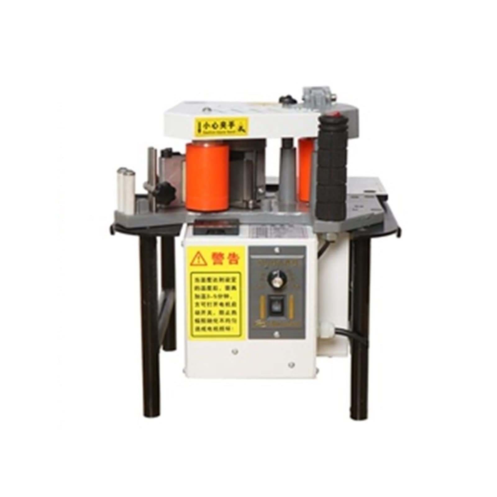 Lpuhhda 1100W 1.2Kw Woodworking Portable Edge Banding Machine Wood Pvc Manual Edge Bander Double Side Gluing(1100W)