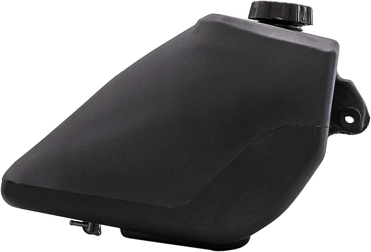Black Plastic Fuel Tank with Petcock Valve, Baja ATV Fuel Gas Tank,ATV Plastic Fuel tank with Fuel Gas Cap for Taotao Baja ATV 150cc 200cc 250cc GY6 4 Stroke Quad Bike Buggy 4 Wheeler
