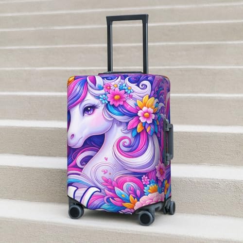 Unicorn Suitcase Cover Fashion Luggage Covers Anti-Scratch Elastic Lightweight Protector For Travel Outdoor Medium3