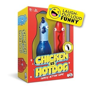 Big Potato Chicken vs Hotdog: The Ultimate Challenge Party Game for Flipping-Fun Families, Board Game for Game Nights
