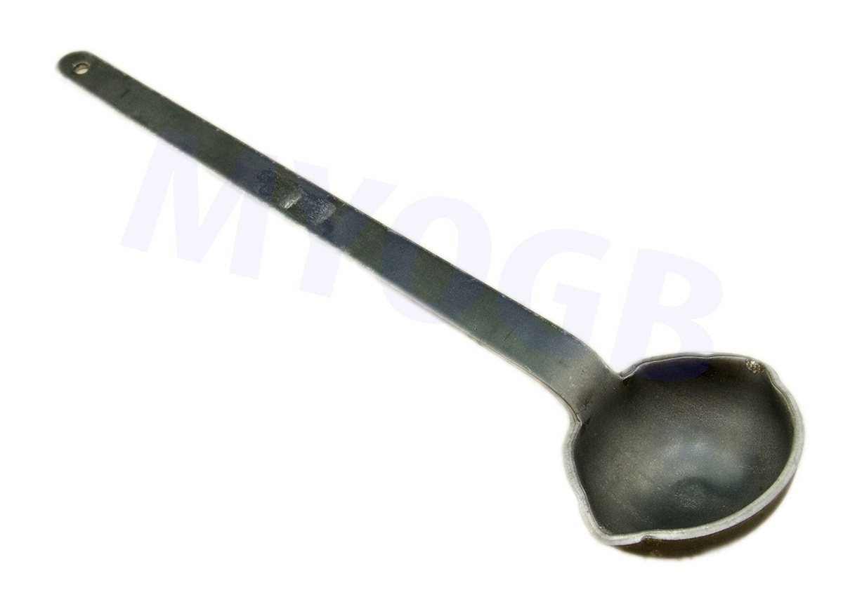 133/4" Pouring Dipping Ladle 3" BowlFurnace Melting LeadGoldSilver