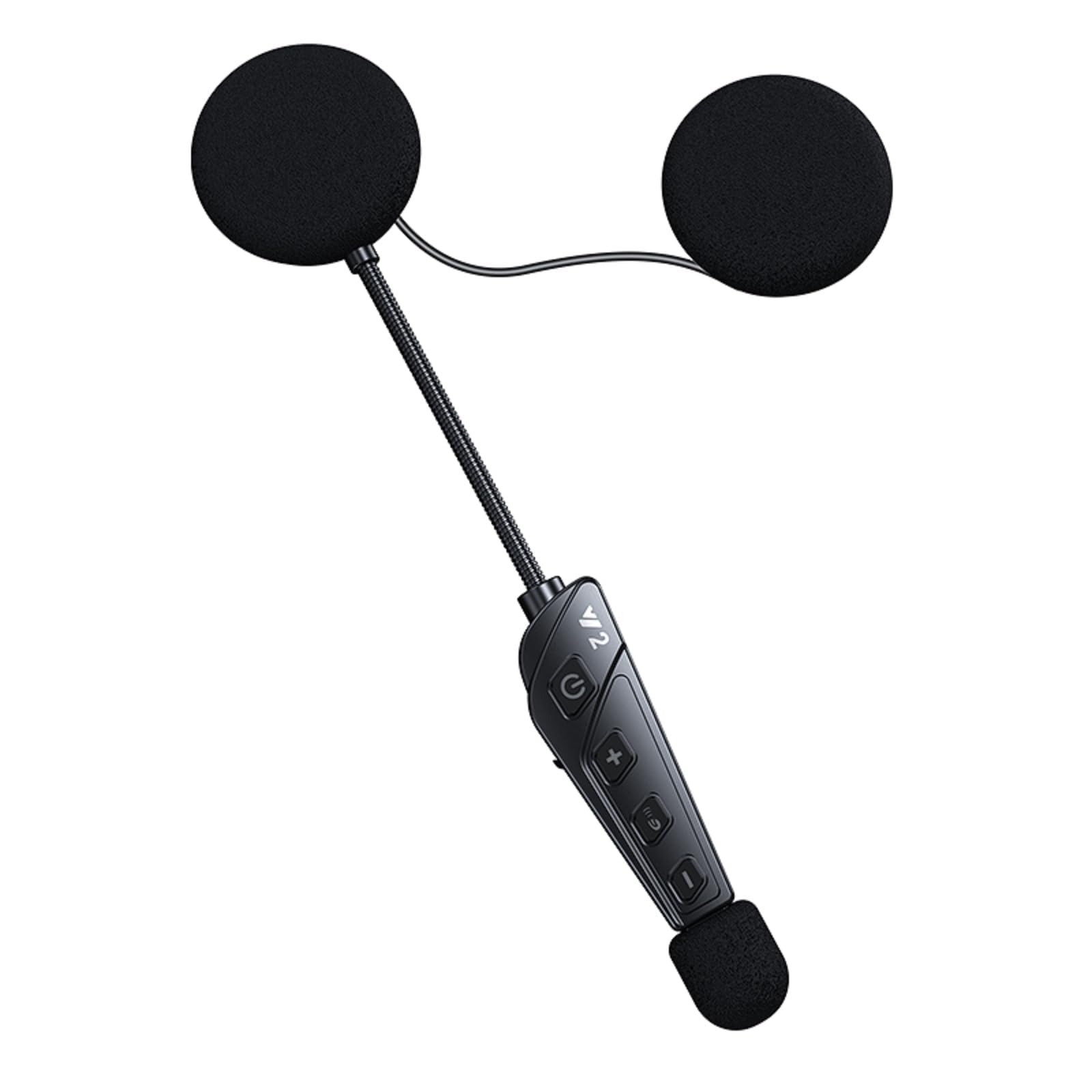 Motorrad Gegensprechanlage Helm Bluetooth Headset Lautsprecher mit Geräuschunterdrückung Mikrofon IP56 Wasserdicht Motorrad Gegensprechanlage Kopfhörer 2-Wege-HD Motorrad Kommunikationssystem Einfache