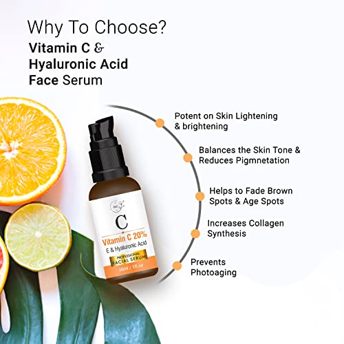 BATH AND BODY CHEFBBC Vitamin C And E Face Serum With Hyaluronic Acid