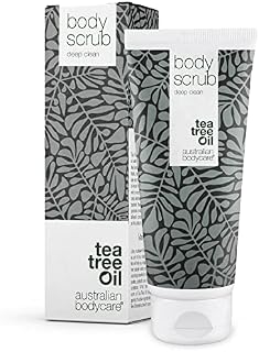 Australian Bodycare Body Scrub for Women & Men 200 ml | Tea Tree Oil Body Scrub Exfoliator | Foot Scrub for Hard Skin | for Pimples on The Back & Body | with Australian Tea Tree Oil