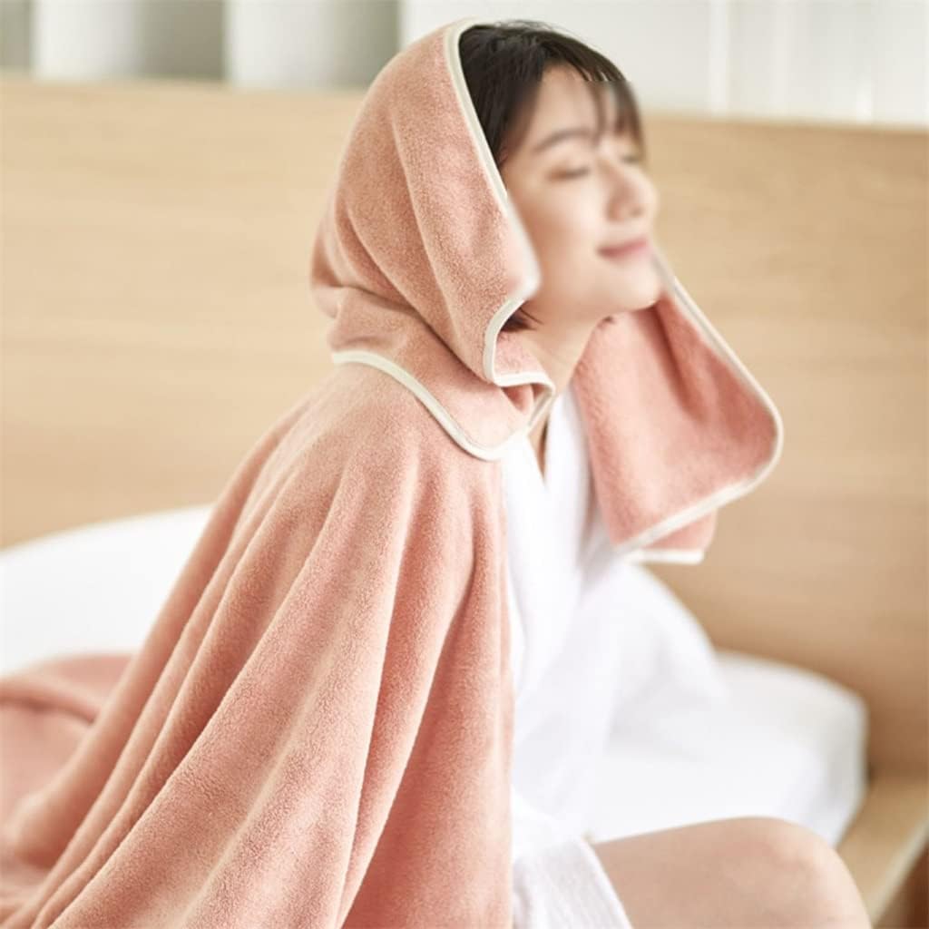 Large Bath Towel Household Cotton Water Quickly Dry is not Easy to Drop Hair Two Sets can wear a Towel(B 2PS)