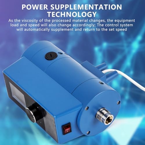 High Shear Dispersing Machine for Cosmetics, 500W Homogenizer with Digital Display, 220V Lab Emulsifying Equipment for Paint and Coating, 50F Cantilever Design