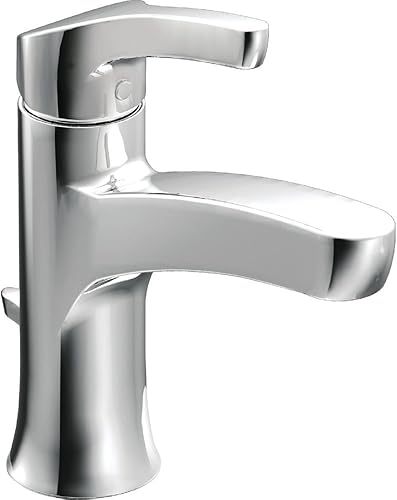 Moen WSL84733 Danika Grifo de baño de arco alto con una sola manija, cromado