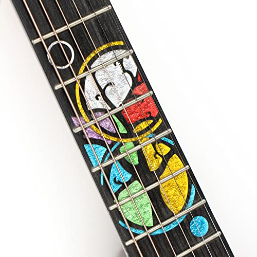 MEIeynt 41 Pouces Débutant Guitare Acoustique Cutaway Guitarra Starter Kit avec Gig Bag Strap Cordes Strap Tuner Picks… - Les Beatles, Paul McCartney, John Lennon, RIngo Starr, George Harrison MEIeynt 41 Pouces Débutant Guitare Acoustique Cutaway Guitarra Starter Kit avec Gig Bag Strap Cordes Strap Tuner Picks… – Image 8