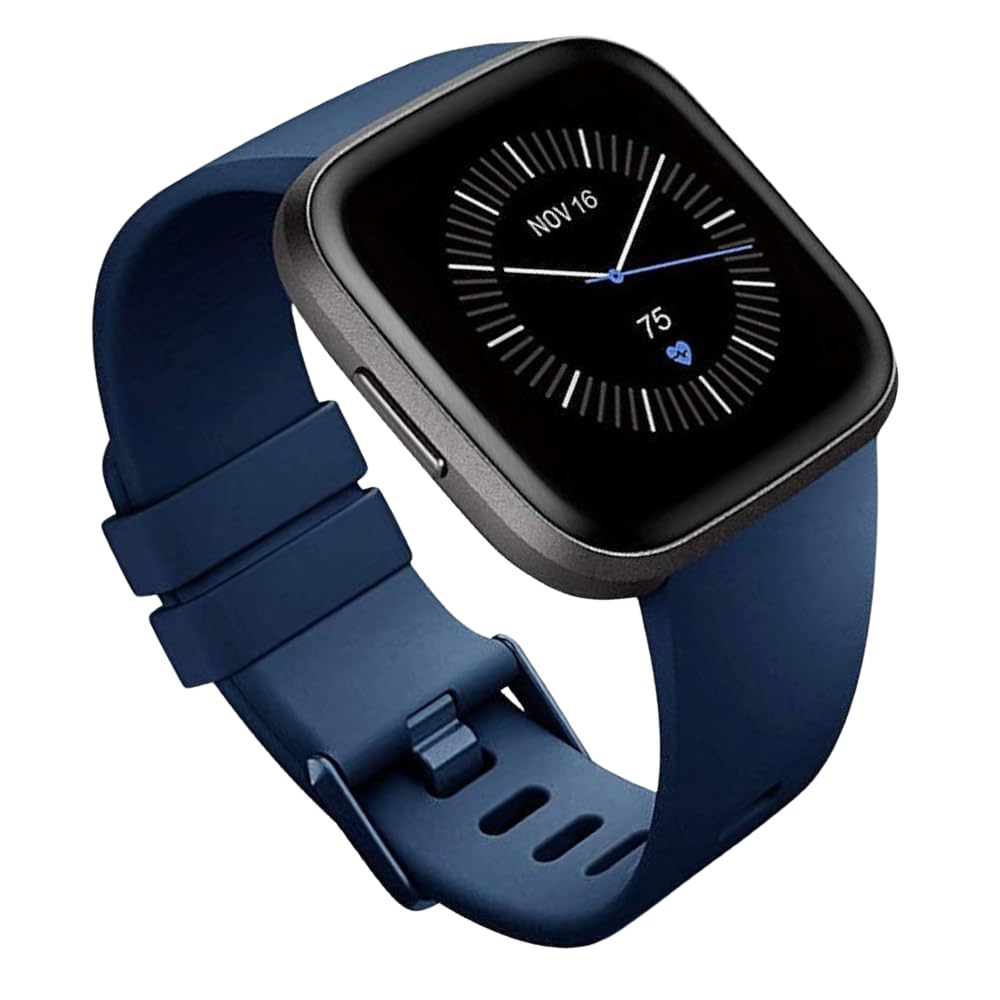 YODI Soft Silicone Classic Strap Band For Fitbit Versa/Versa 2/ Versa Lite Small & Large Size, Replcement Watch Straps Compatible With Fit-bit Special Edition/Lite Edition/Versa SE For Men Women-image-22