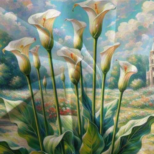 Housse de couette Calla Lily fermeture éclair cachée lit ado - 7