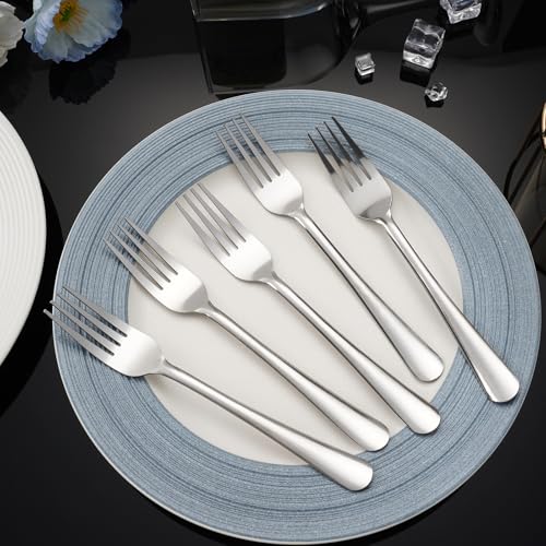 Image of 60 PCS Dinner Fork Set - Windsor Stainless Steel Silverware Fork 7.1 Inch with Dishwasher Safe Flatware Forks for 60,Table Forks for Home,Kitchen or Restaurant