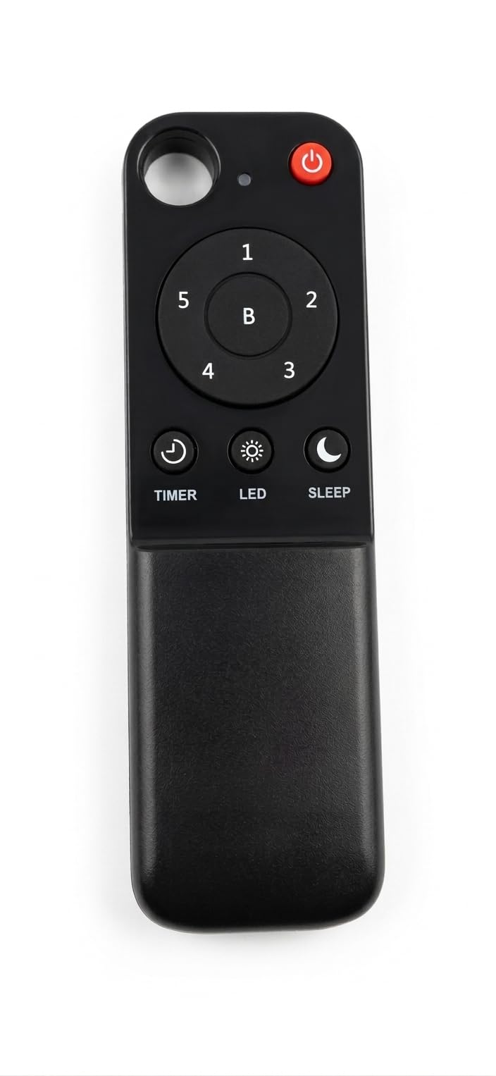 Replacement Atom-Berg Ceiling Fan Remote Control Compatible | Wireless Smart Remote with Sleep Mode, Timer Function & Speed Control- Black-image-36