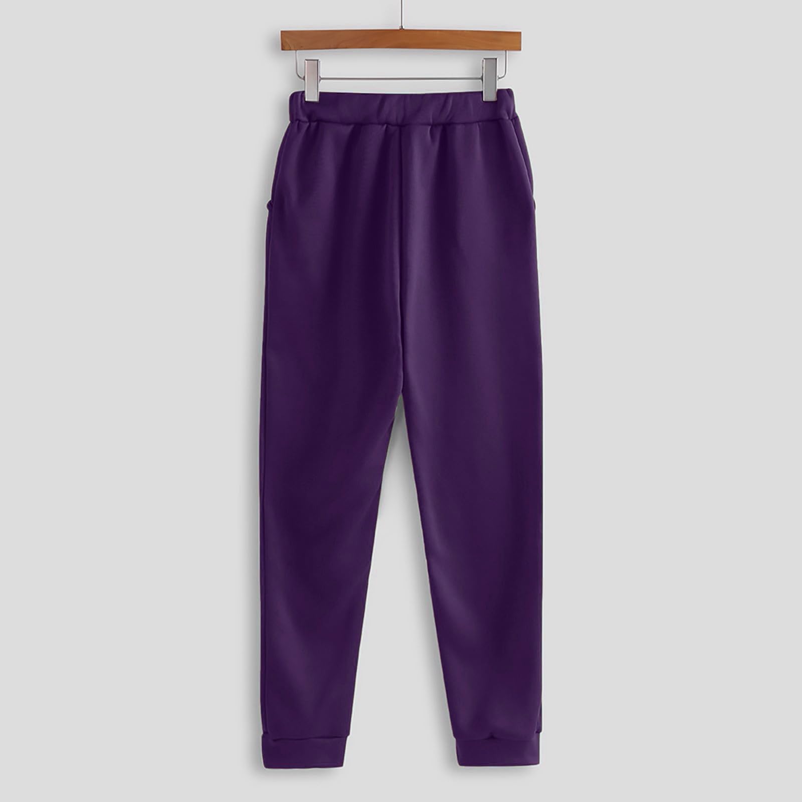 Tenue de loisirs pour femme - Ensemble pyjama côtelé - 2 pièces | Sweat à capuche à manches longues et longue taille élastique, pantalon de loisirs, pyjama avec cordon de serrage et poches