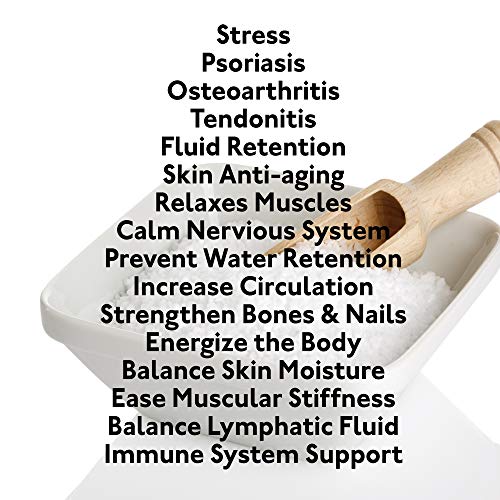 100% Pure Dead Sea Mineral Bath Salt 5Lb (Eucalyptus). Contains Sulfur, Magnesium, And 21 Essential Minerals. #TOP1