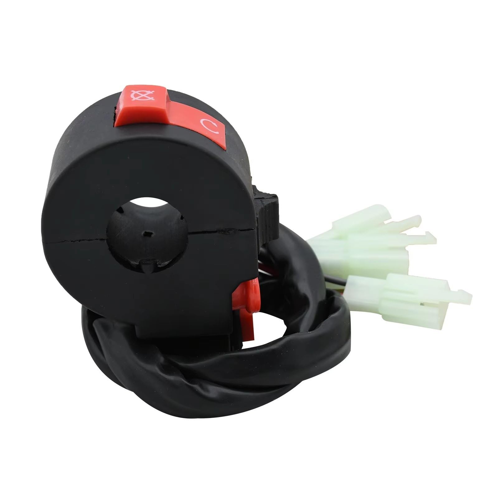 Commutateur Guidon Interrupteur De Clignotant Pour Moto 22mm, Pour Scooter Universel, Interrupteur De Démarrage Et D'arrêt, Bouton Lumineux, Clignotant, Trompette