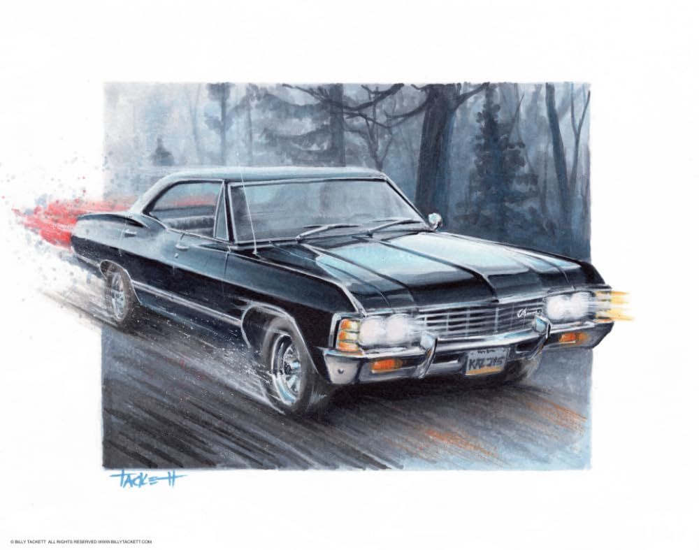SUPER NATURAL 1967インパラ & ディーン・ウィンチェスター 1967 Supernatural Chevy Impala SS w/Dean Winchester Figure | Jada Toys