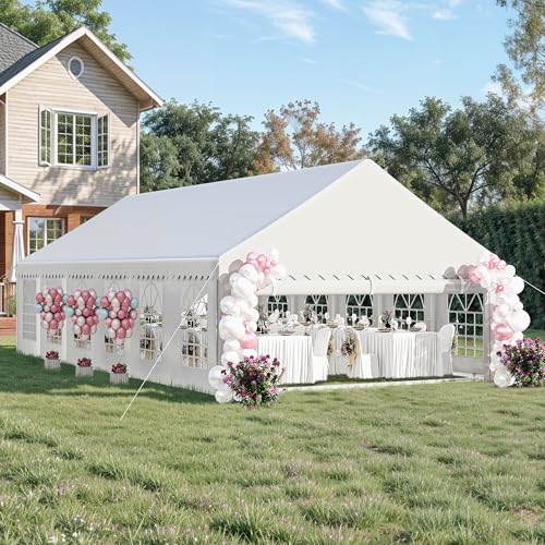 DWVO 20x40FT Large Party Tent Outdoor Canopy with Removable Sidewalls,...