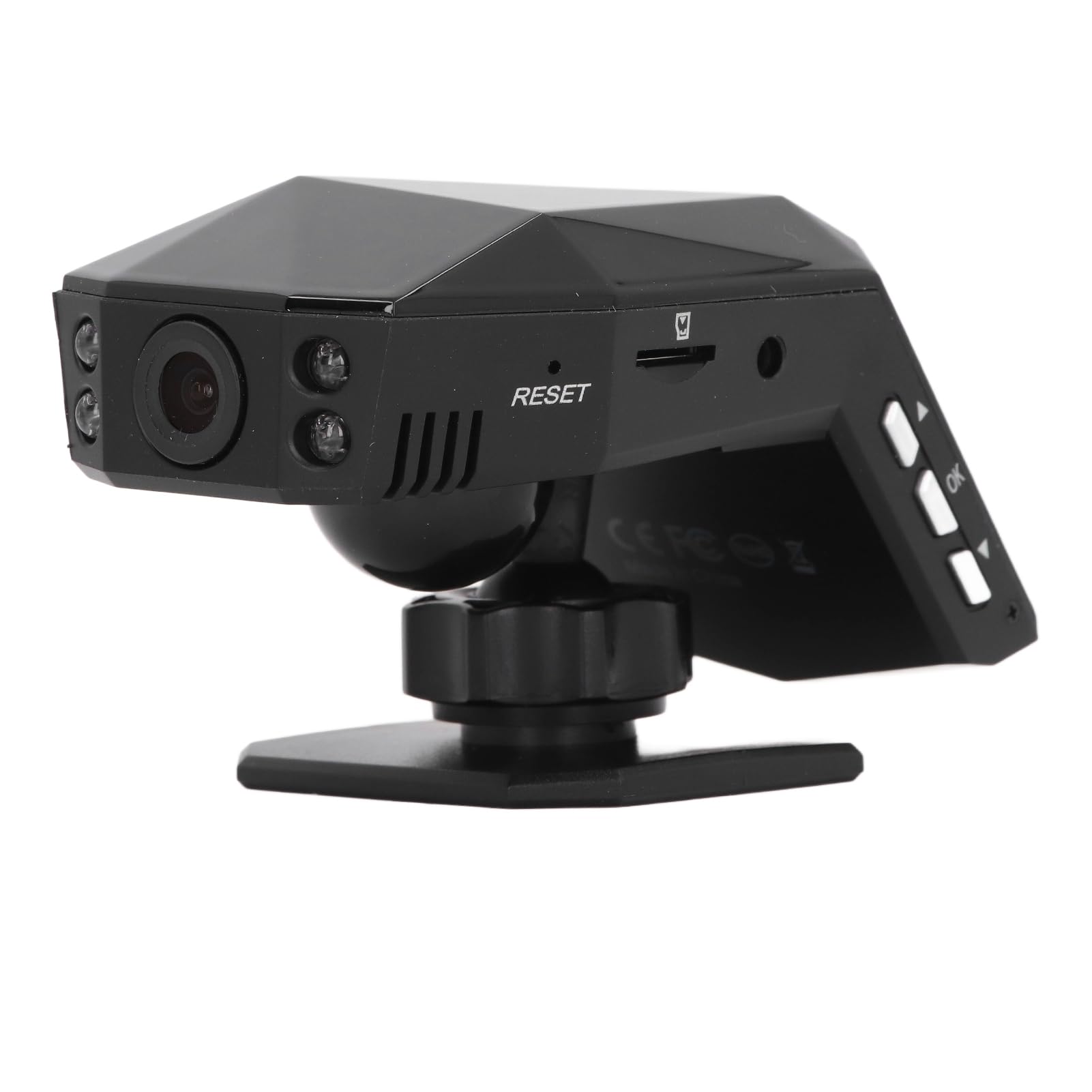 Dash Cam HD, Telecamera da Cruscotto da 2 Pollici con Grandangolo da 170°, Visione Notturna, Monitor di Parcheggio 24 Ore su 24, Registrazione in Loop, Rilevamento del Movimento