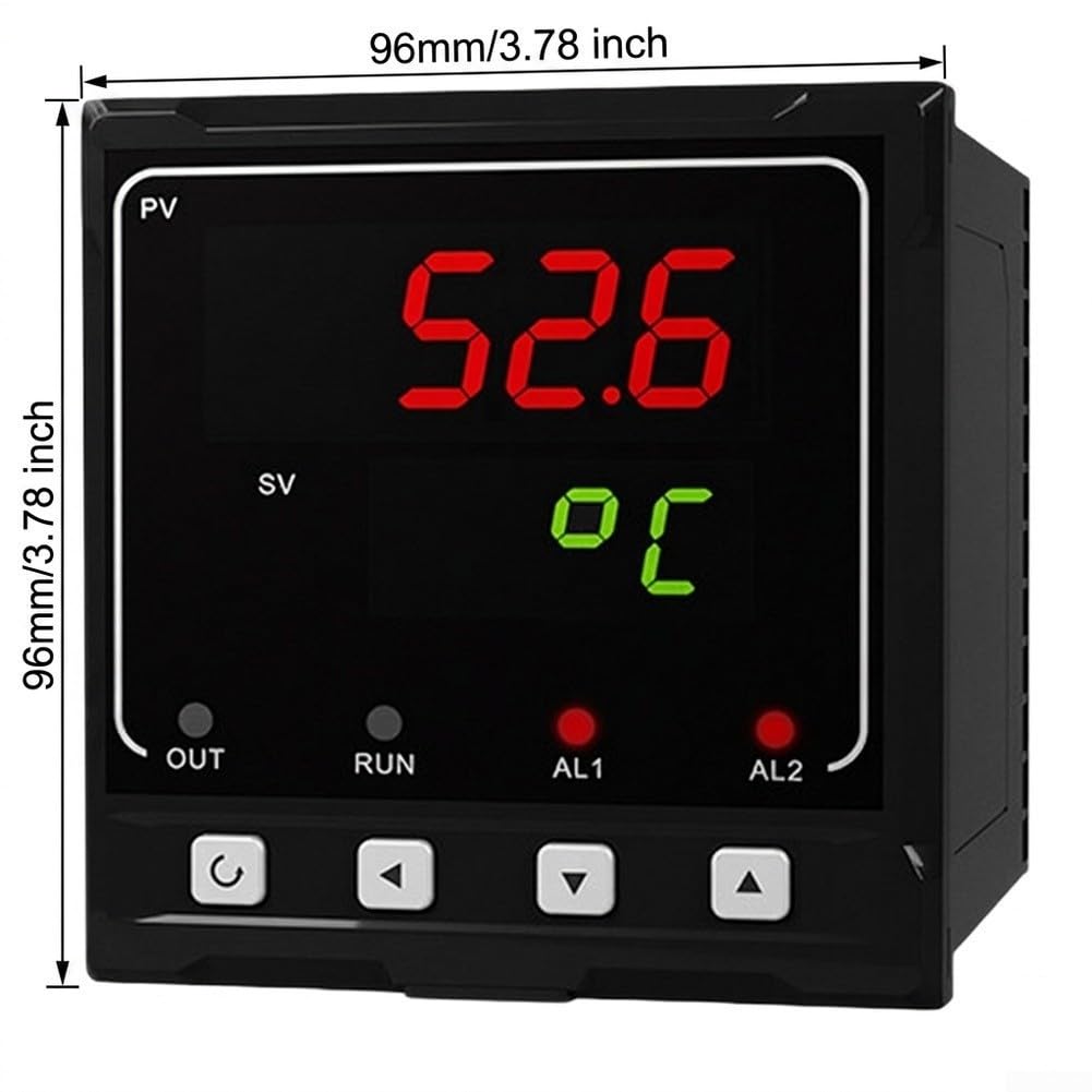 Régulateur thermostat industriel affichage 3 chiffres ABS