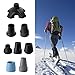 ZEPFJHE Nonslip Walking Stick Pad Caps Hiking Stick End Bottom Crutch Tip Head Protectors Walking Stick Rubber Replaceable Tip