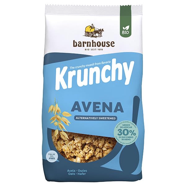 Crunchy de Avena Reducido en Azúcar Barnhouse 625g ECO