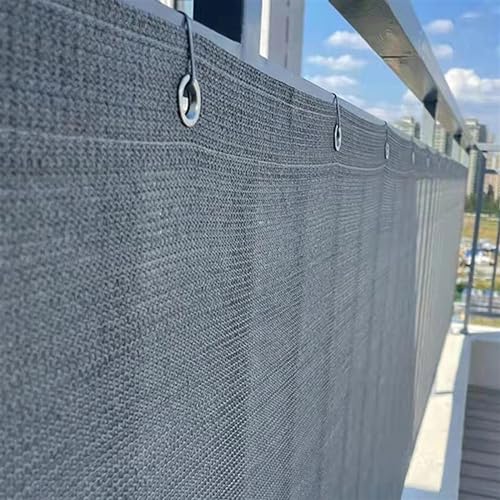 Valla de privacidad para jardín y patios traseros con lona de ocultación beige 1,5x6m 5