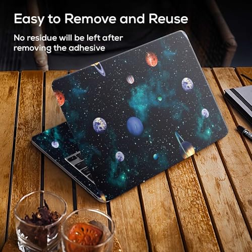 Image of Galaxsia Universe D3 Full Body Vinyl Laptop Skin /Sticker /Cover Upto 15.6 Inches Laptops Laminated-Removable-HD Quality Compatible for Hp-Dell-Sony-Lenovo-Asus etc.(15x10 Inches)