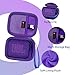 XANAD Hard Case for JBL GO 4/ GO 3 Portable Bluetooth Speaker - Travel Protective Carrying Storage Case Bag(Purple)